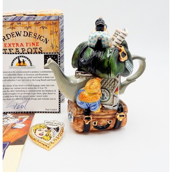 Cardew Design Teapot Travellers Return 658 Limited Edition 1996 Original Box - Picture 2 of 13